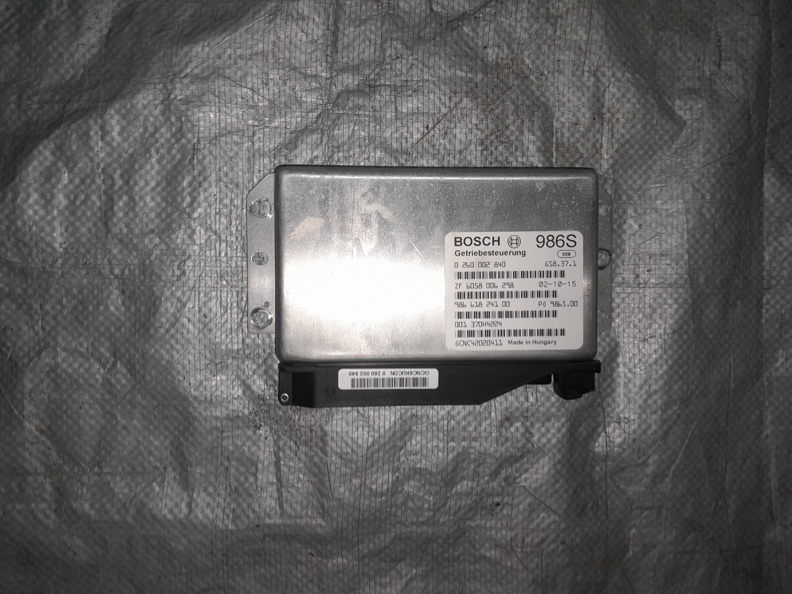 2003-2004 Porsche 986 Boxster Tiptronic Control Module 98661824100  Transmisison