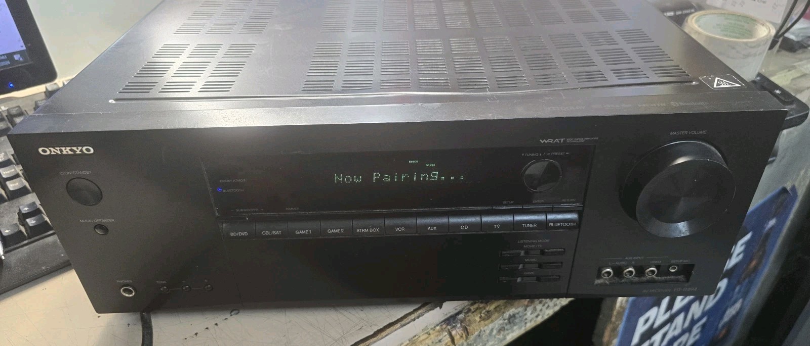 Onkyo HT-R494 7 Channel AV Receiver Works Great Looks Good FREE SHIPPING