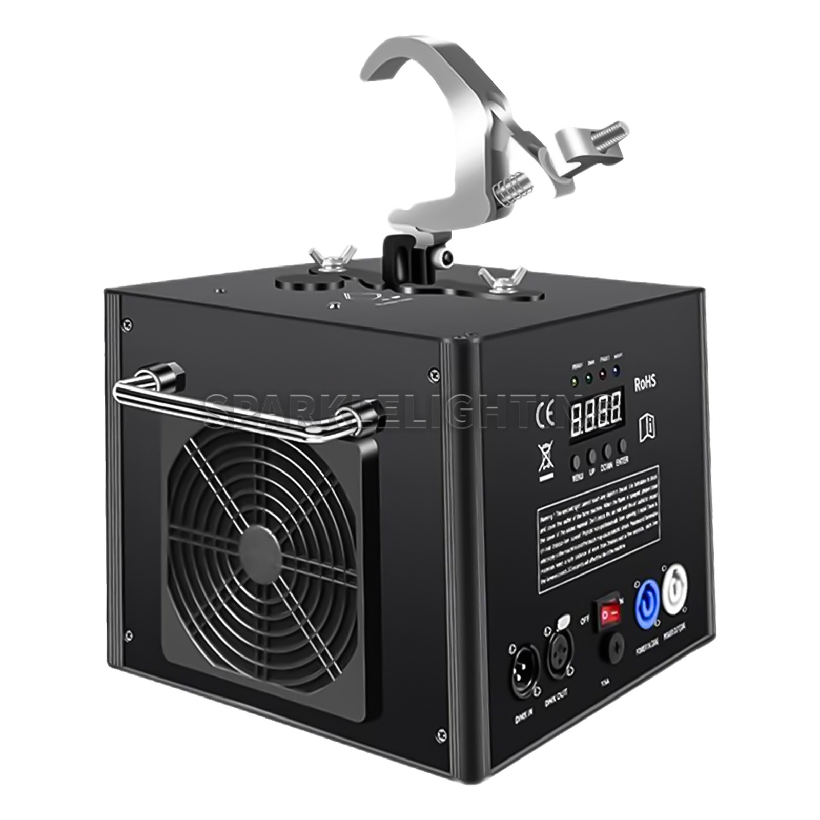PAIDUN 750W Waterfall Cold Spark Machine Firework Stage Effect 1-6M/3.2-19.6FT