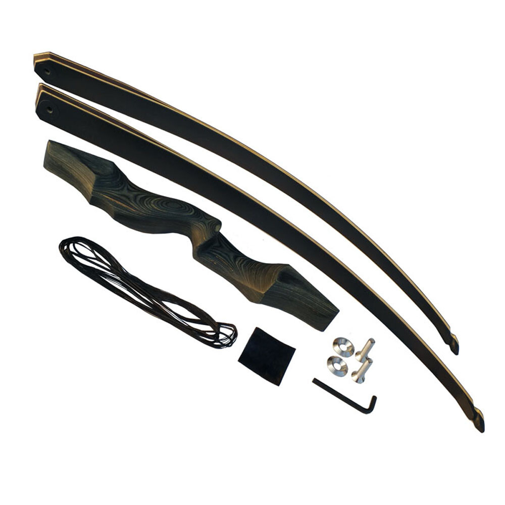 60" Takedown Longbow Kit Arrows Traditional Recurve Bow 25-60lbs Archery Hunting