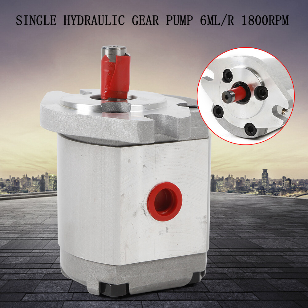Mini Hydraulic Gear Pump High Pressure Gear Pumps Single Aluminum Alloy