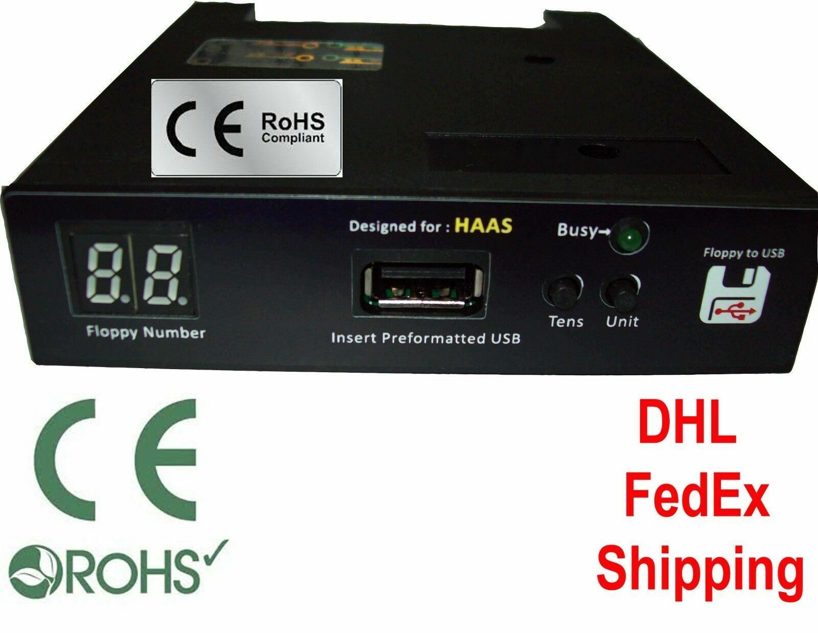 USB Converter  for Haas CNC Machines with a Floppy Drive