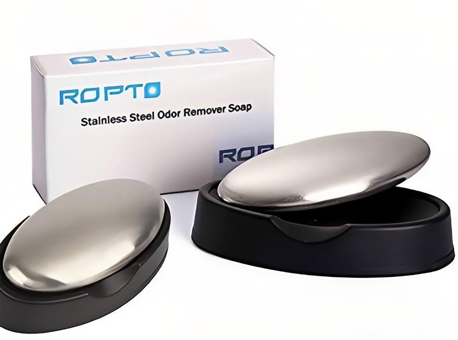 ropto 2 Packs Stainless Steel Soap Hand Odor 0.52 Ounce (Pack of 2), s