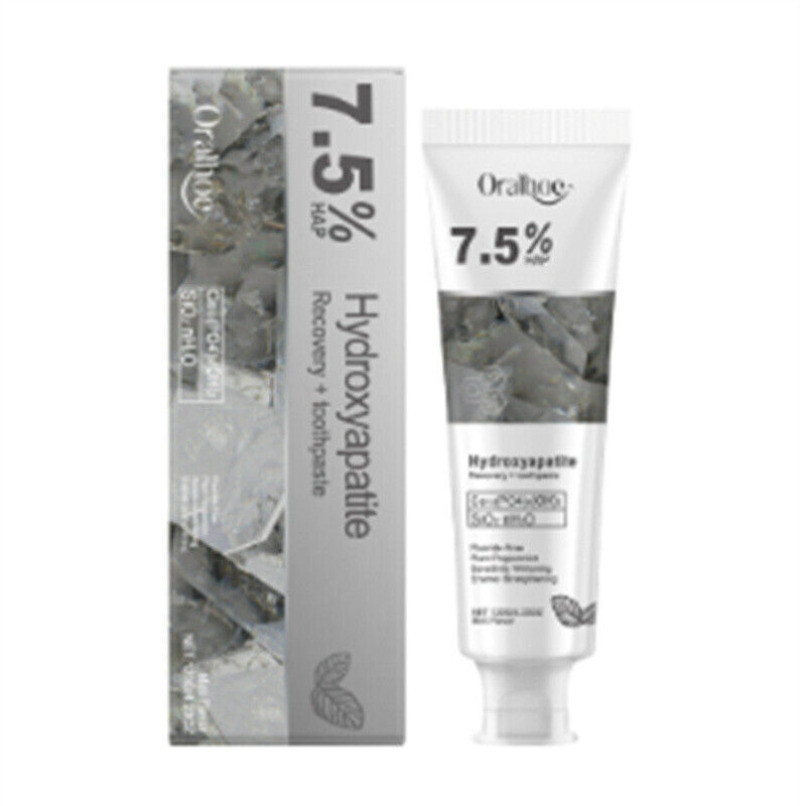 7.5% Hydroxyapatite Toothpaste Remove Yellow Tooth Stains For Sensitive Teeth~