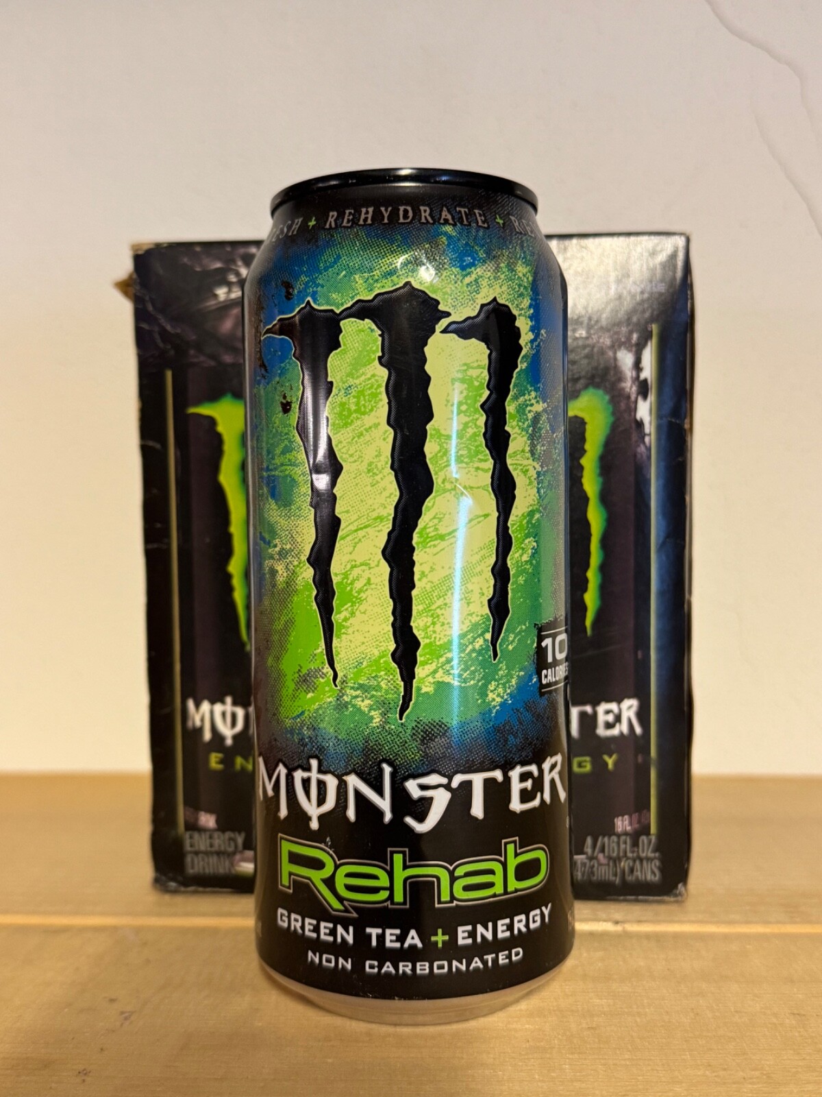Monster Energy Rehab Green Tea 458ml Empty
