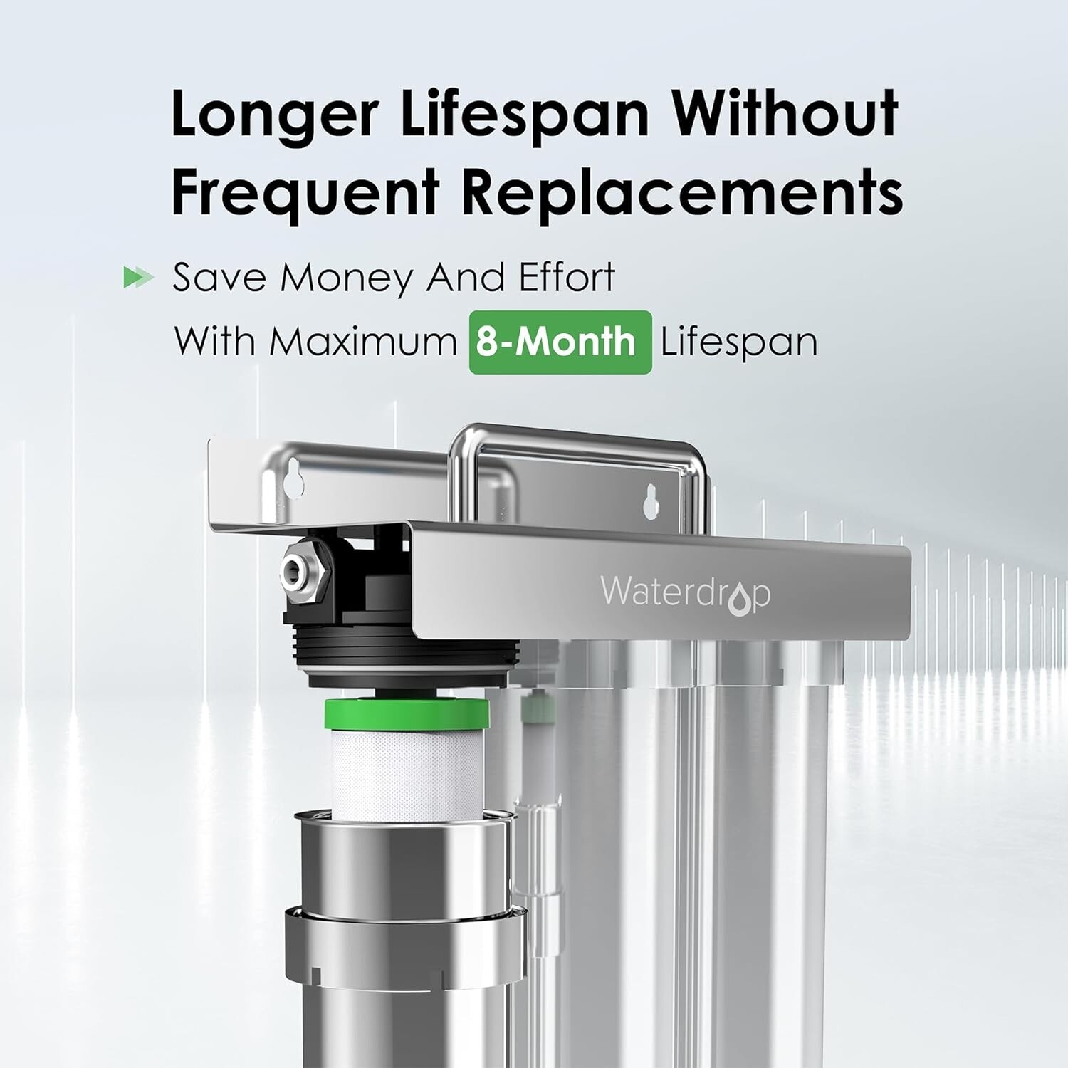 Waterdrop P1 Under Sink PP Water Filter,Replacement for TST-UF Filtration System