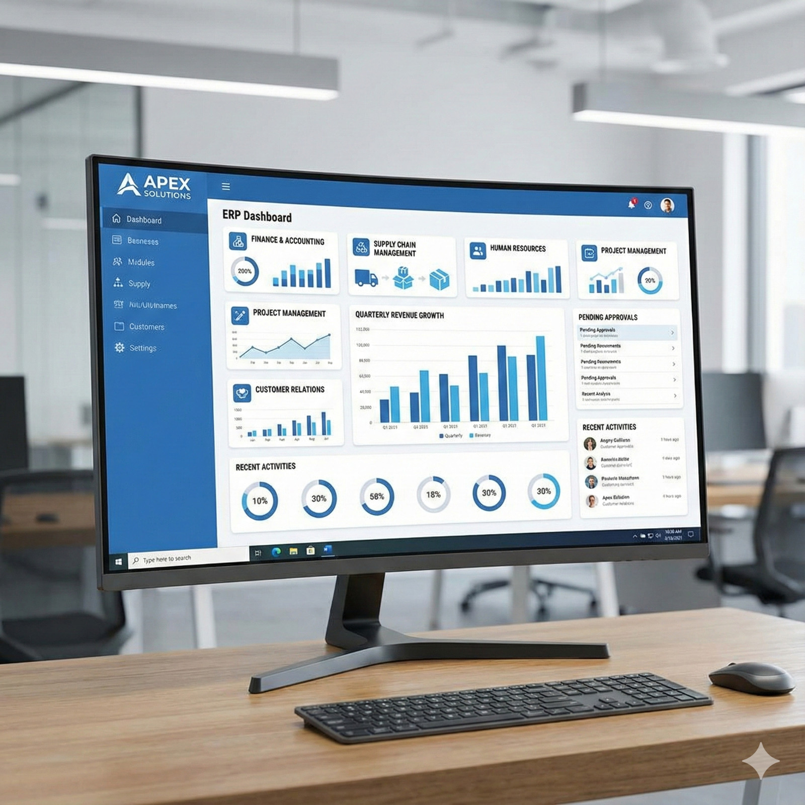 All-In-One Custom ERP Software Solution | Inventory, Billing, HR, CRM & More
