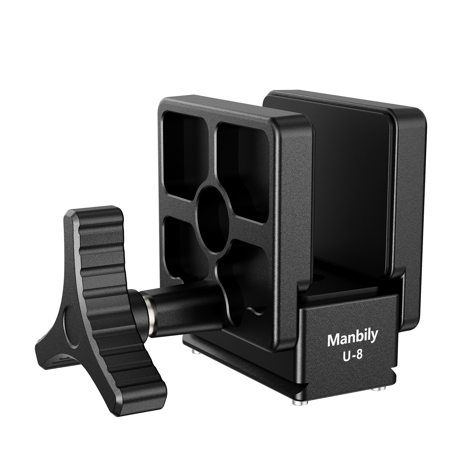 Manbily Saddle Mount Rifle Clamp Adapter for Hunting Tripod Arca Swiss QR Plate