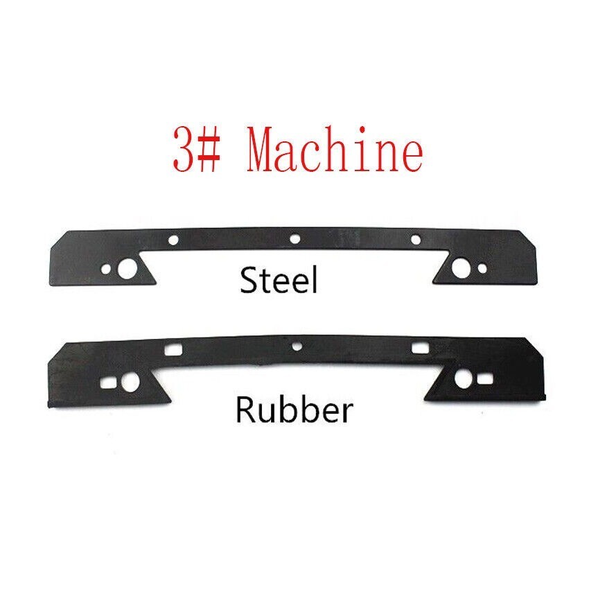 Milling Machine- Saddle Knee Wiper Plate Steel Rubber 346mm Mill Tool