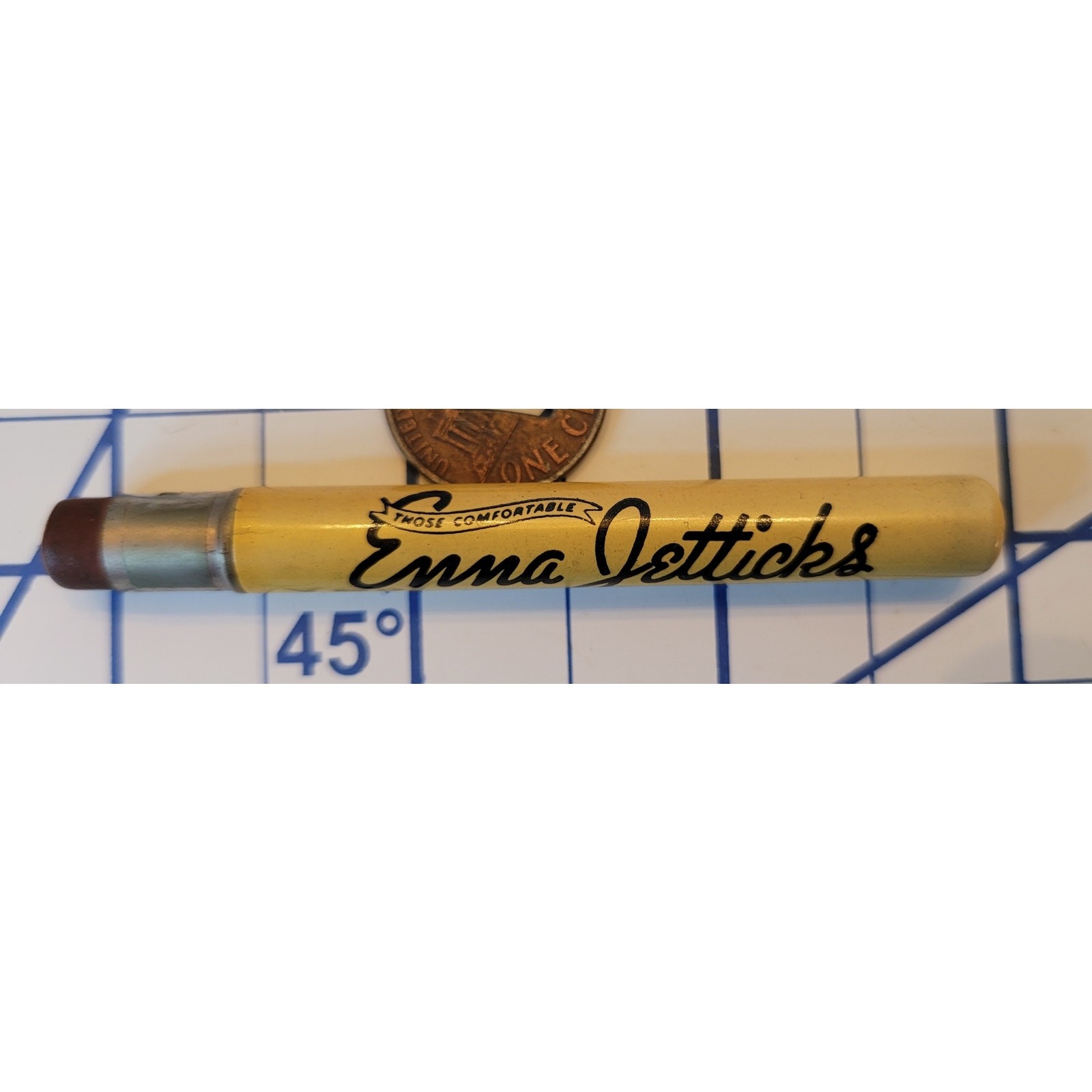 Haley's Shoes, Adrian Michigan, Vintage Bullet Pencil For Enna Jettick Shoes