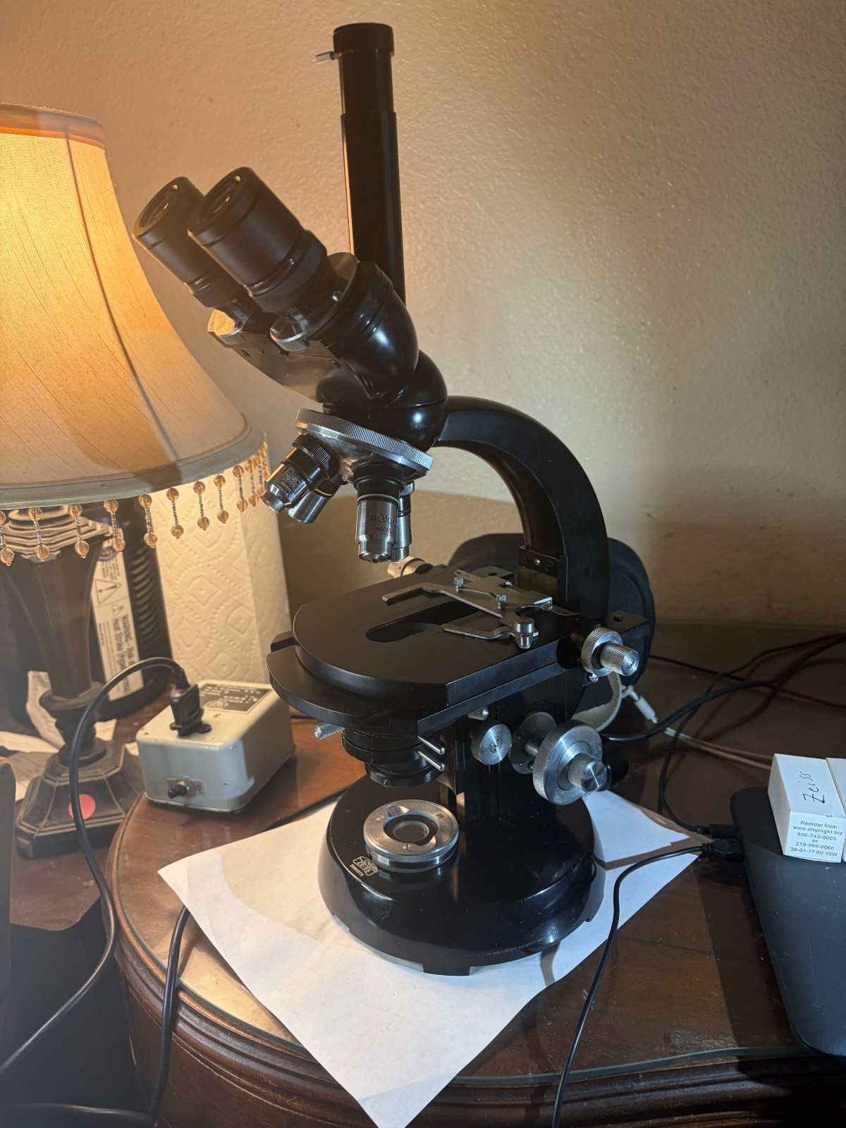 Carl Zeiss Winkel GF 625 Research Microscope Including Objectives