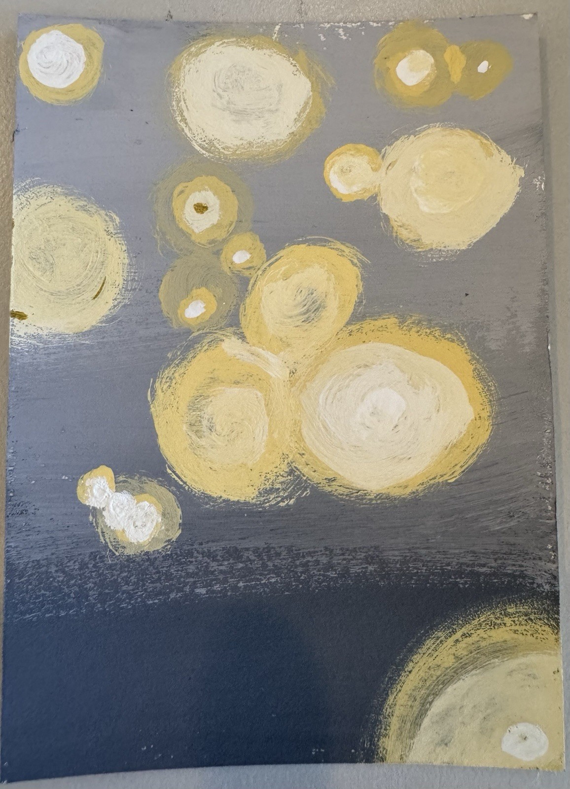 ACEO Original Painting Signed OOAK Art Card The Light
