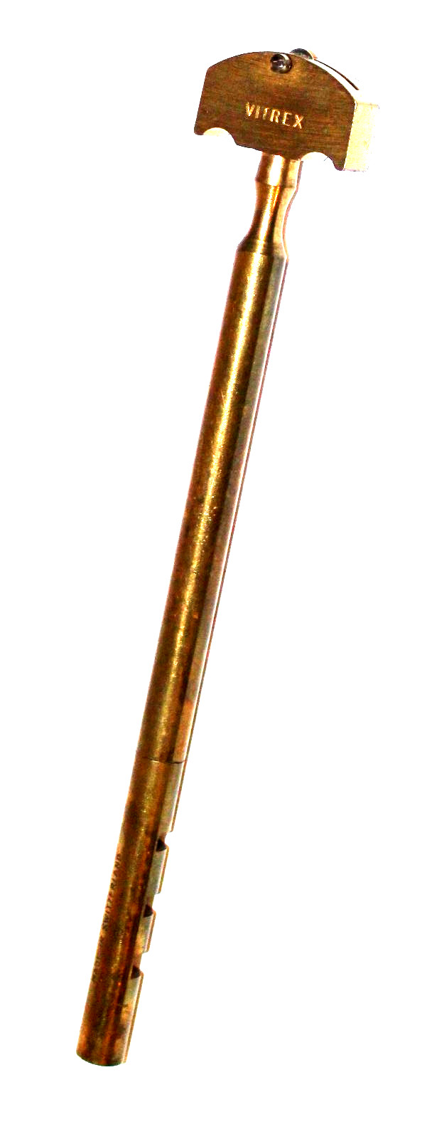 Vitrex 3 Wheel Glass Cutter Solid Brass  As Found  Part Missing? Switzerland VGC