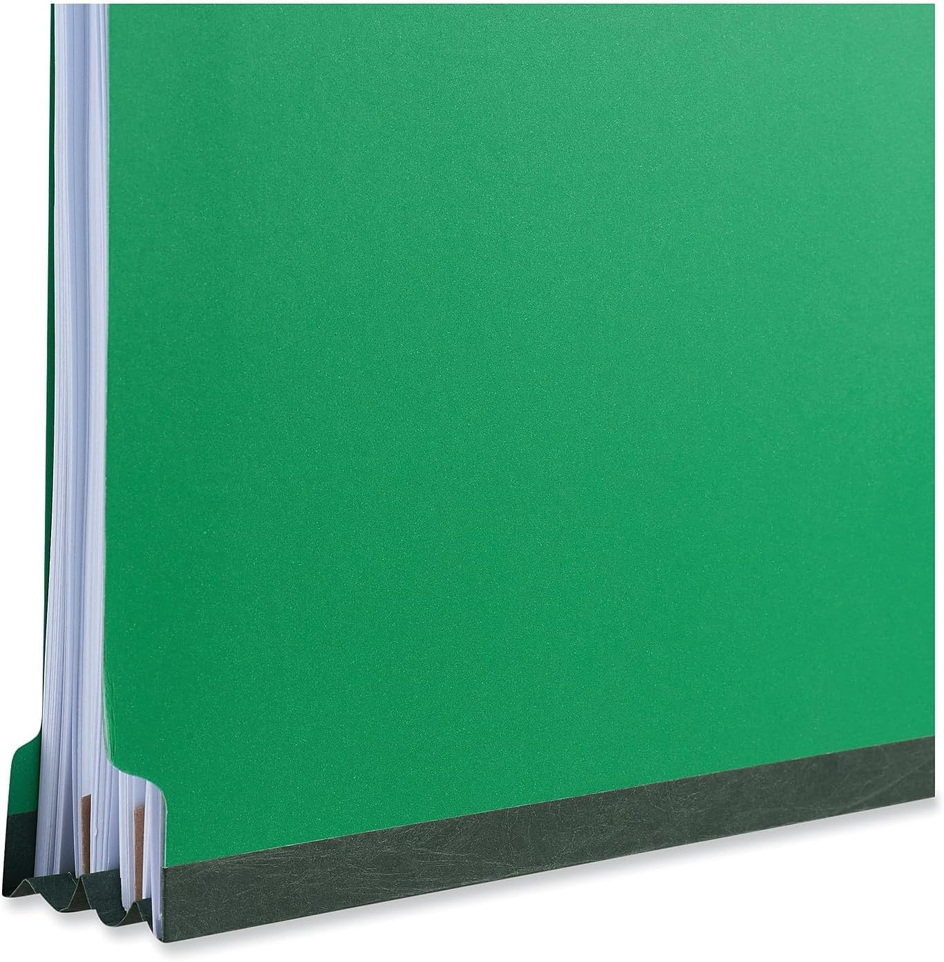 10202 Pressboard Folder, Letter, Four-Section, Emerald Green, 10/Box