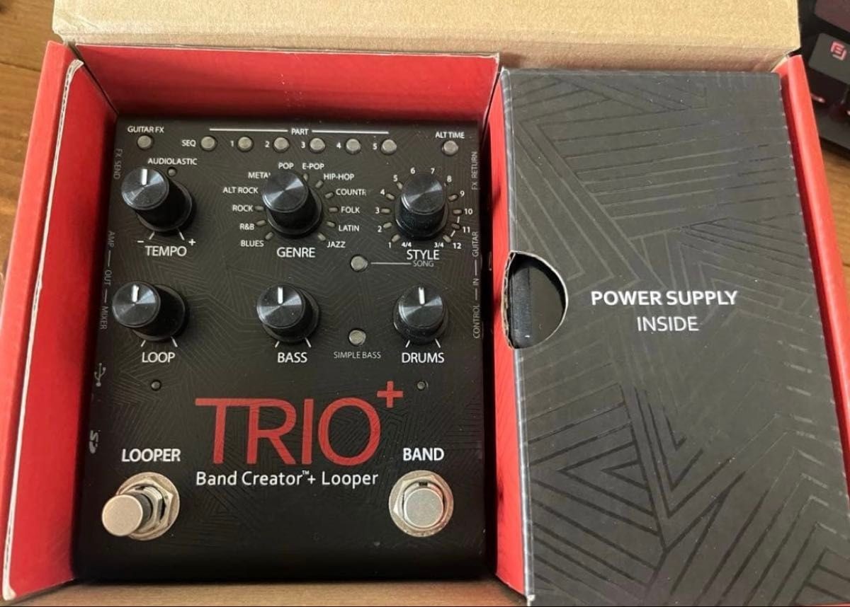 DigiTech TRIO+ Band Creator and Looper Pedal MicroSD Creator+ TRIO + Plus Tested