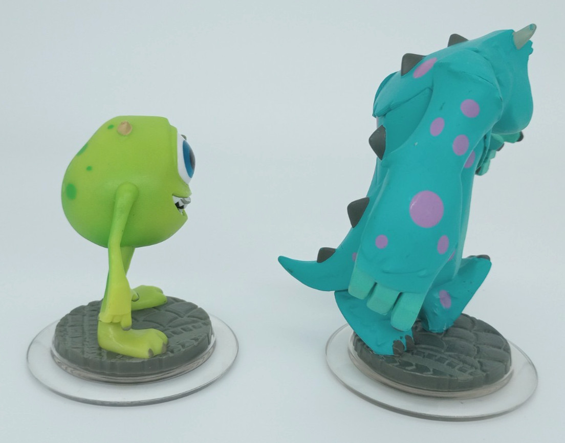 Disney Infinity Characters Monsters Inc Mike & Sully - Not Tested