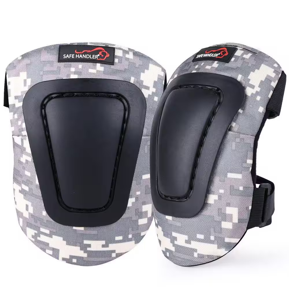 Camouflage Multi-Purpose Knee Pads with Soft Foam Padding, TPR Cap and Adjustabl