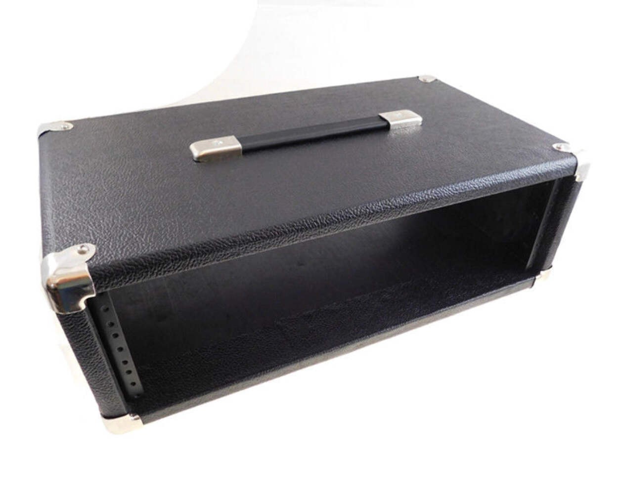 PROCRAFT 3U 12" Deep Rack Case in Black Tolex Wrap - Top Handle w/ Rack Screws