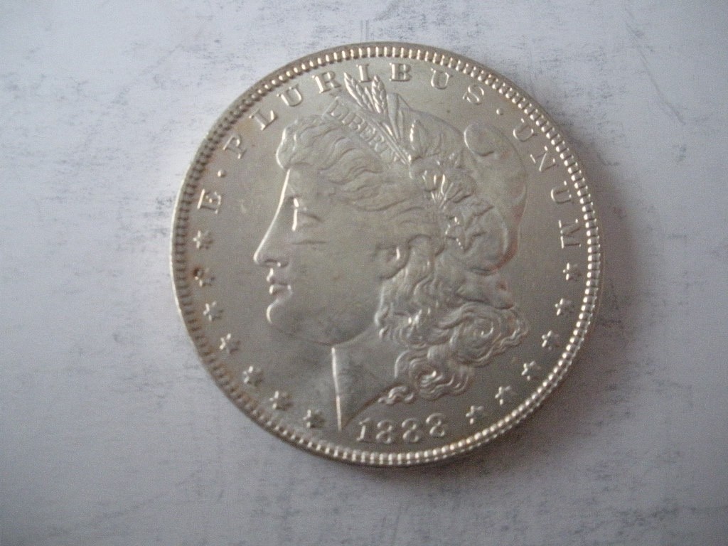 1888 morgan silver dollar