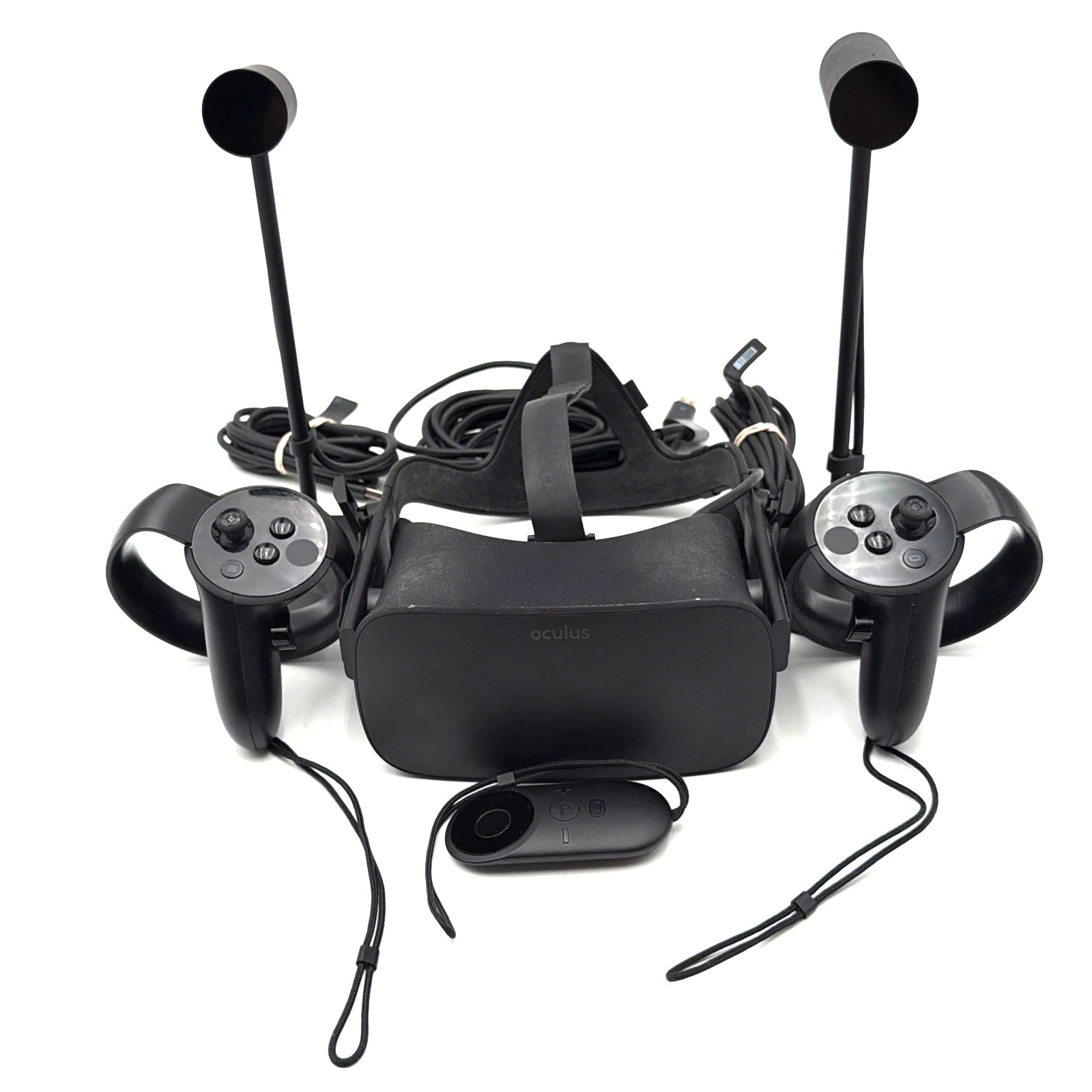 Oculus Rift C4-A VR Virtual Reality Headset 2 Sensors 2 Controllers 2016 READ
