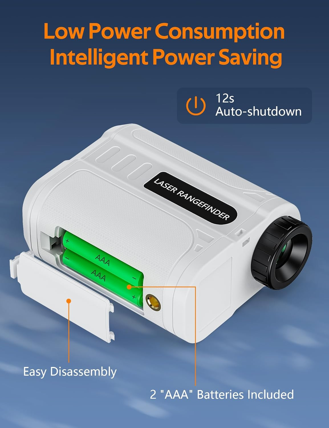 Golf Rangefinder, 6X Magnification Laser Range Finder with Flag Pole Locking Fun