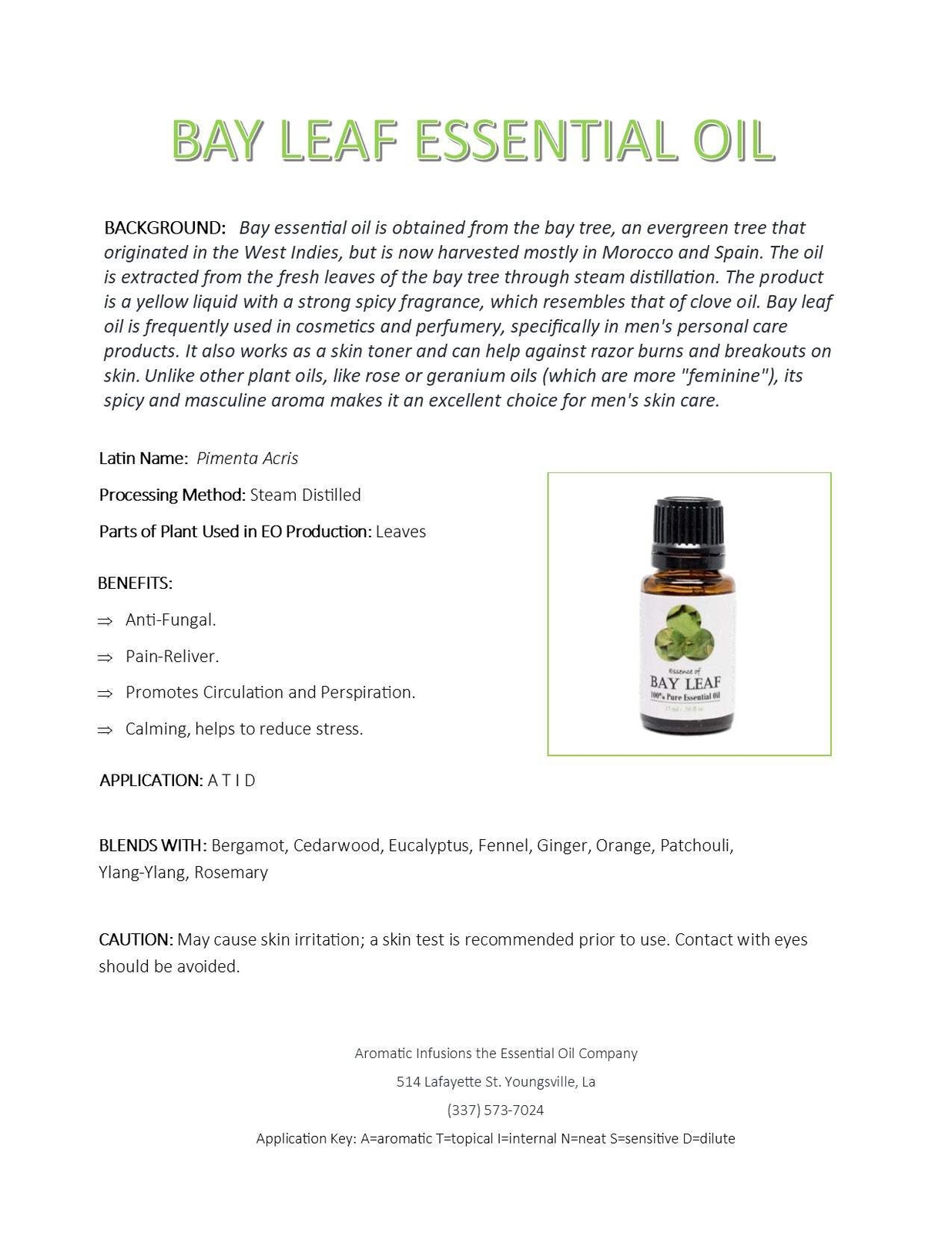 Bay Leaf Essential Oil 15ml