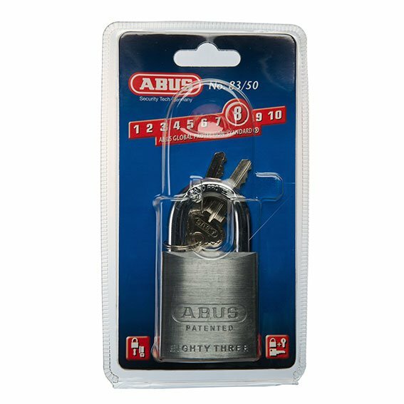 Abus 83/50 Padlocks - Keyed High Security Padlock 8350NKD-FREE POSTAGE