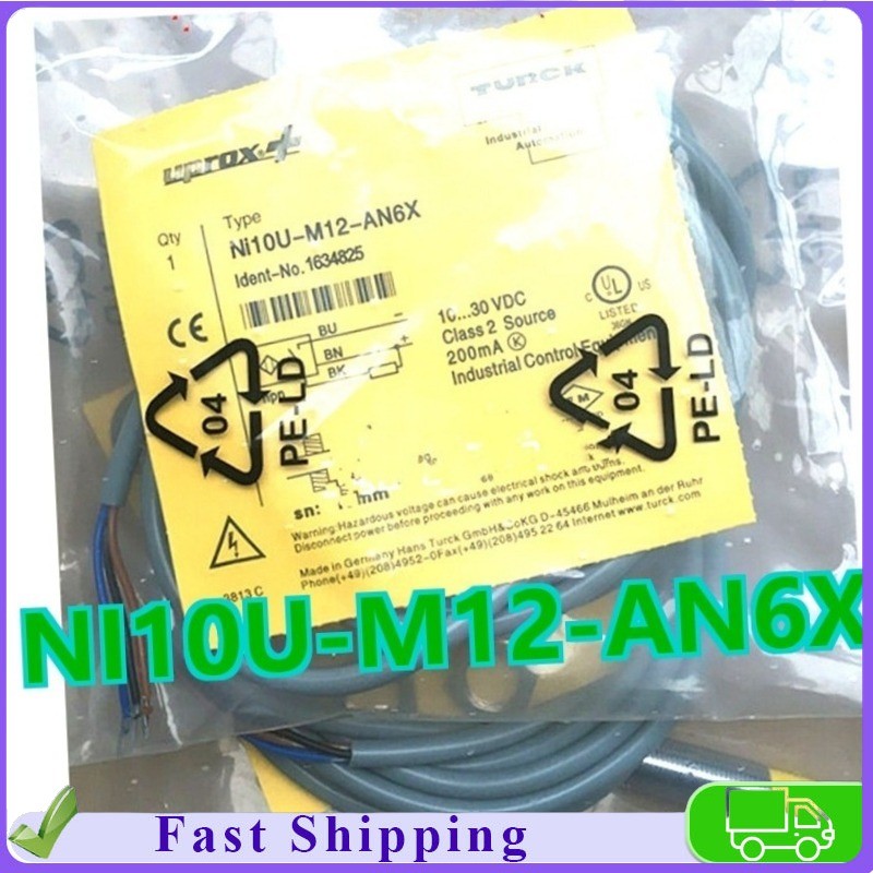 TURCK NI10U-M12-AN6X 1634825 Inductive Sensor NPN ✦KD Spot Stocks Fast Shipping