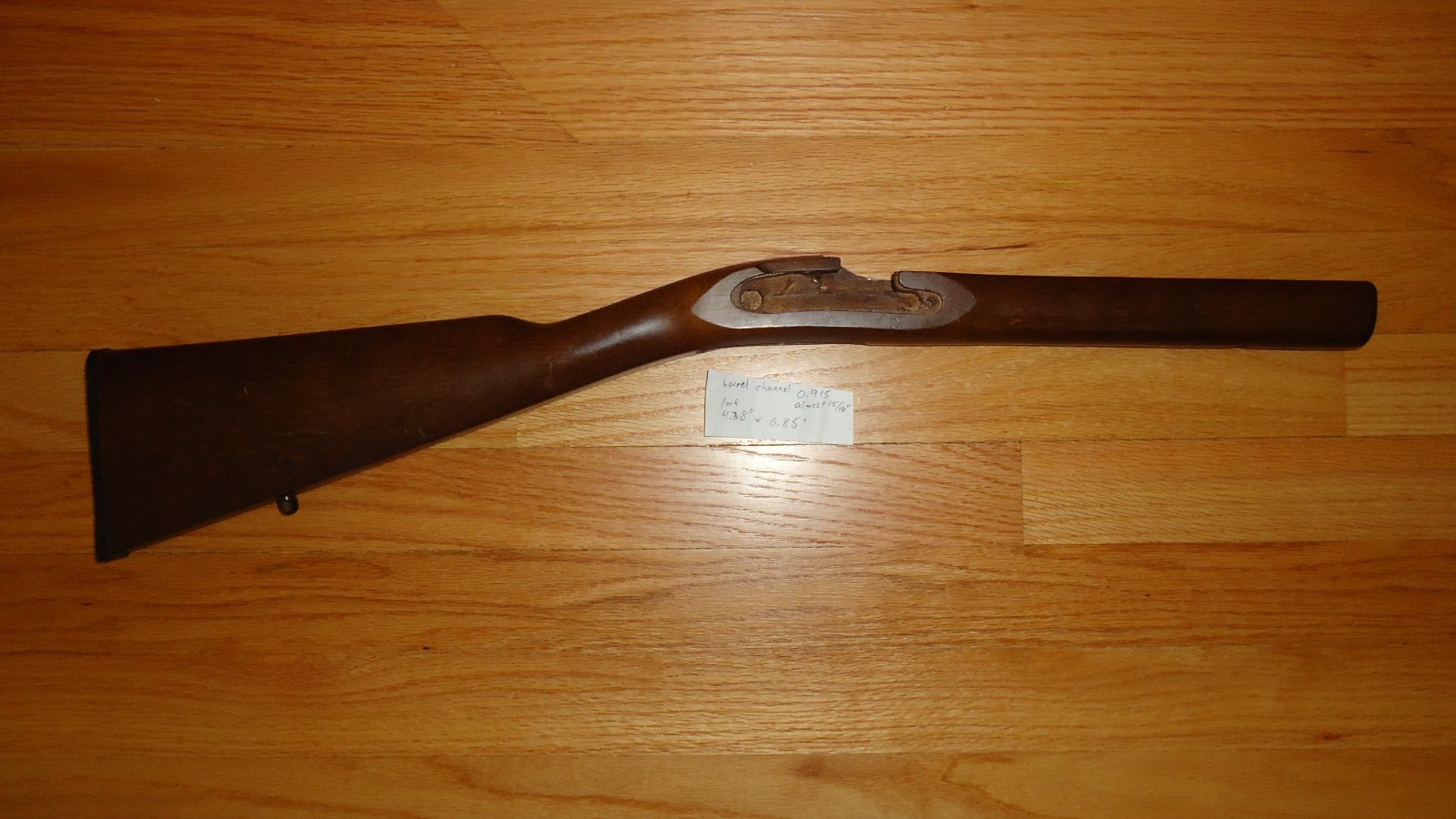 Traditions Fox River Stock, 15/16" Barrel, Butt Plate, Sling Stud