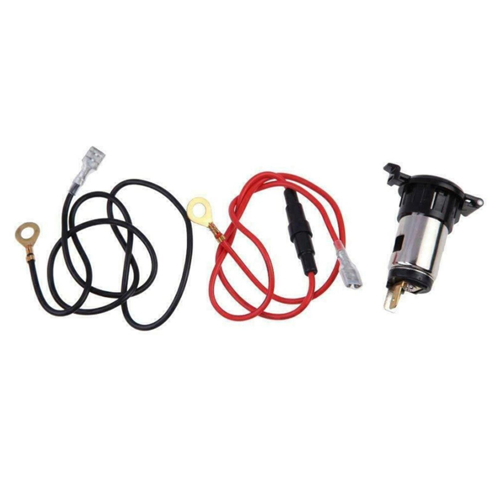 Portable Power Supply Car Cigarette Lighter Socket Outlet Plug Adapter Outlet