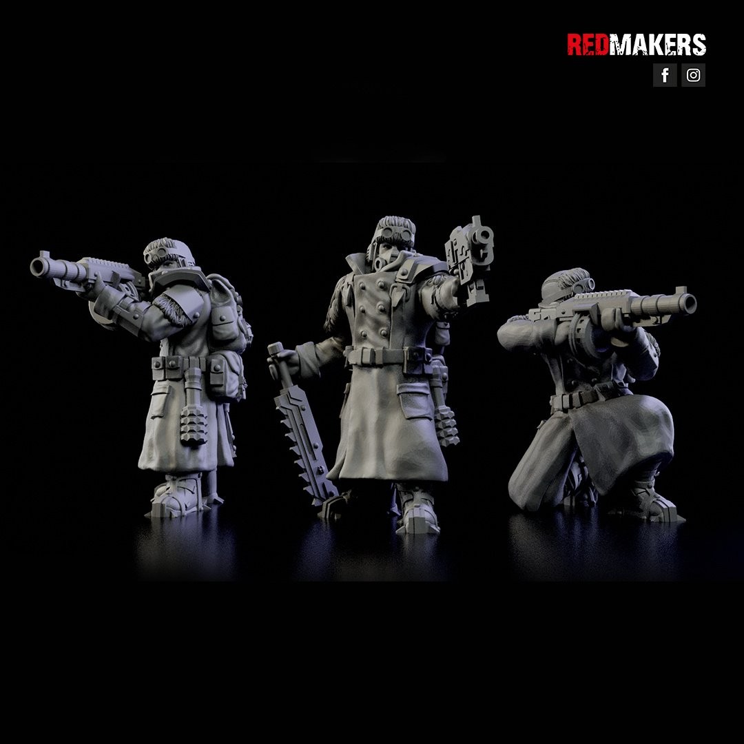 ICE WARRIORS INFANTRY GRENADE LAUNCHER SET (8U)