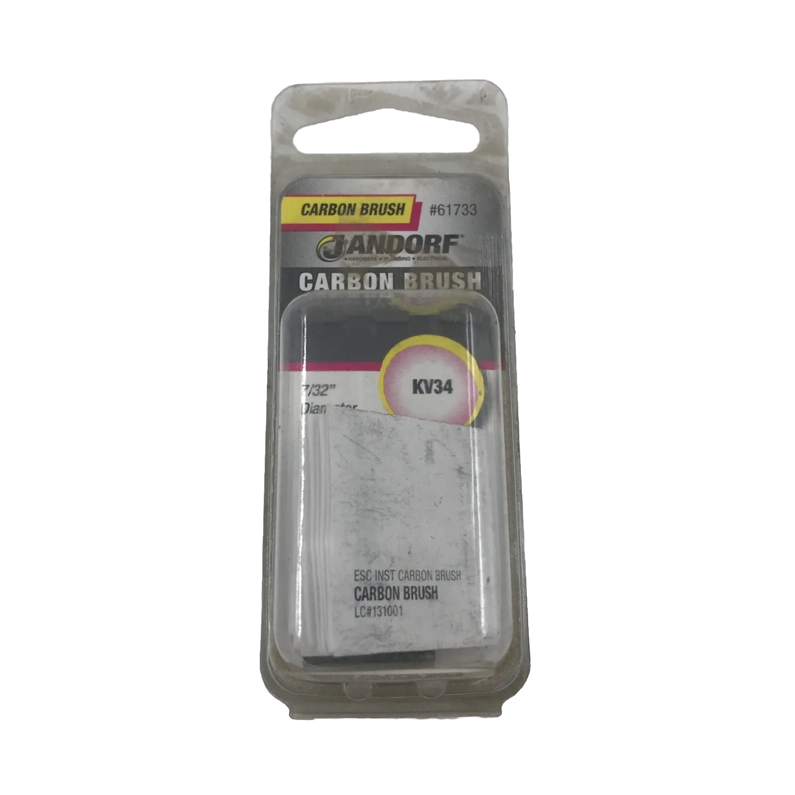 JANDORF CARBON BRUSHES (61733) 7/32”D-3/4”H NEW (KV34)