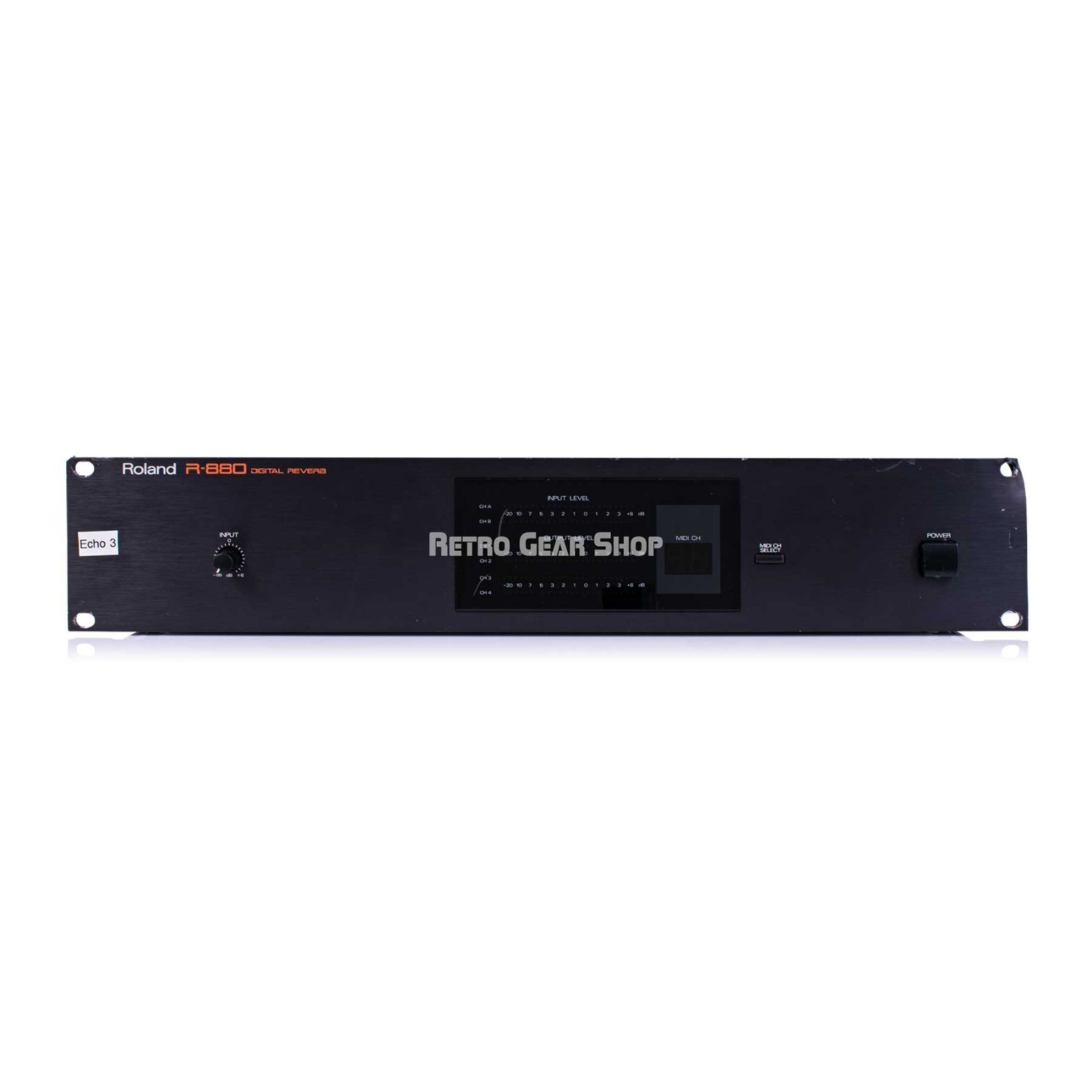 Roland R-880 Vintage Digital Reverb Rare 19" Rack Effect R880