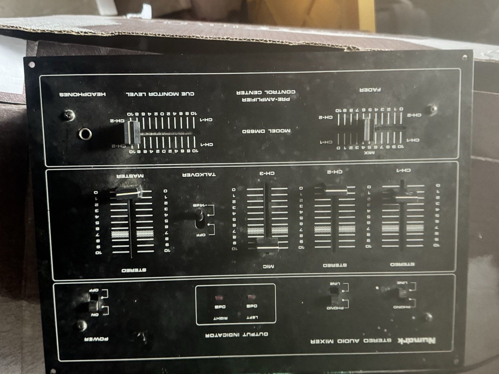 Numark DM-650 DJ Mixer Stereo Studio Pre-Amplifier