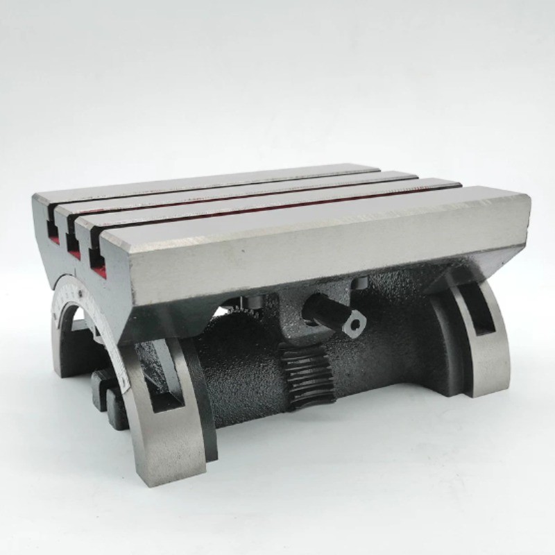 Adjustable-angle Tilting Rotary Table for CNC Machining Centers Milling Machines