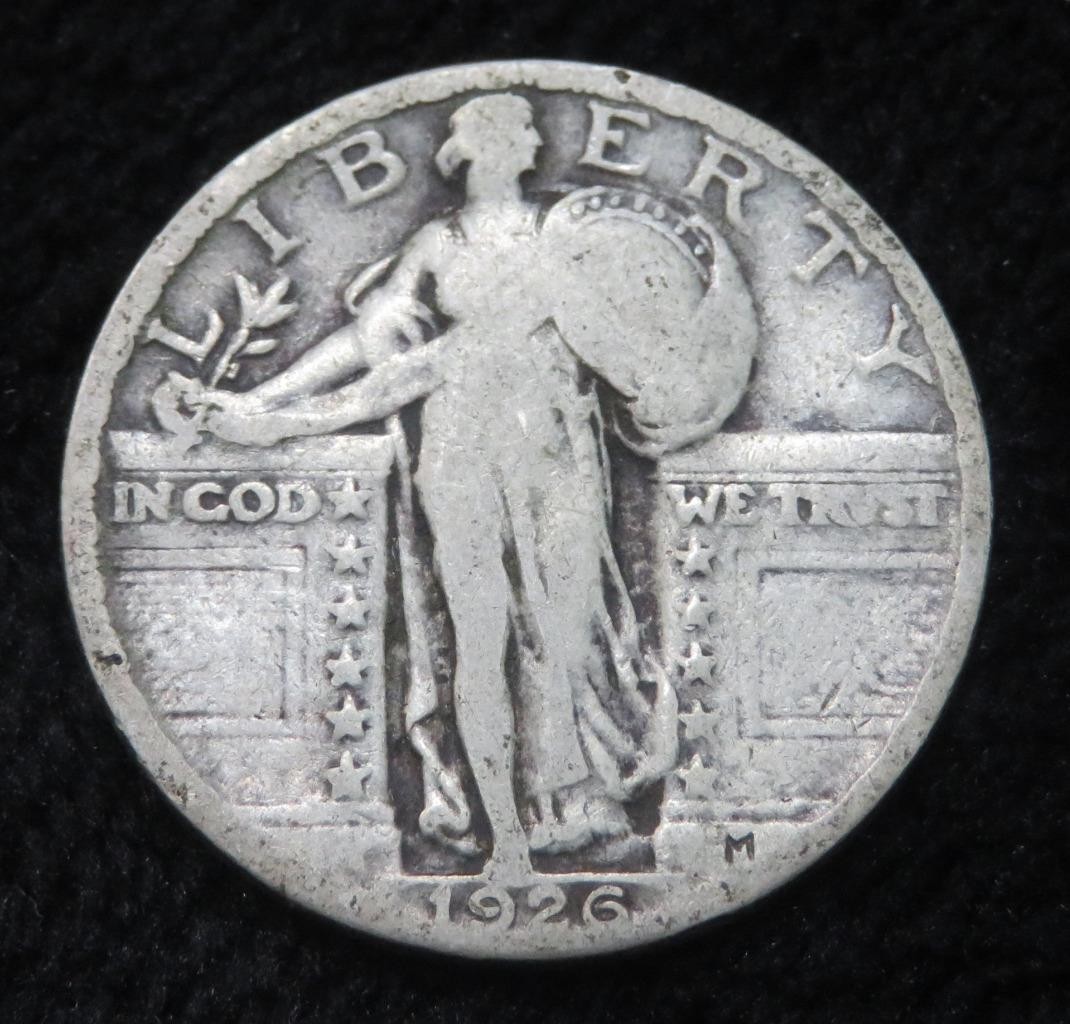 1926 Standing Liberty Quarter * 90% Silver * 5999