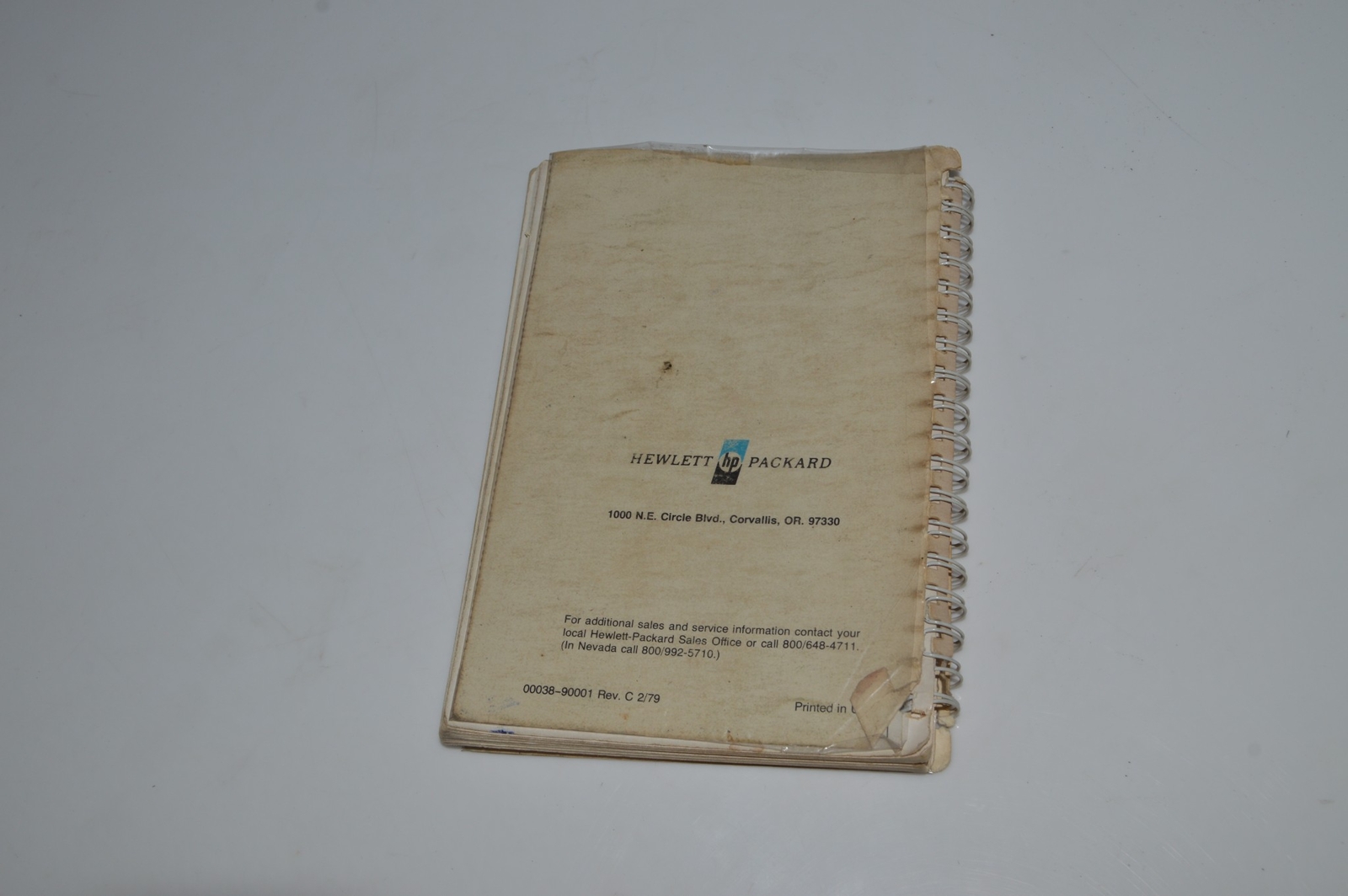 *CF* Hewlett-Packard HP-38E Owner's Handbook & Programming Guide (STG95)