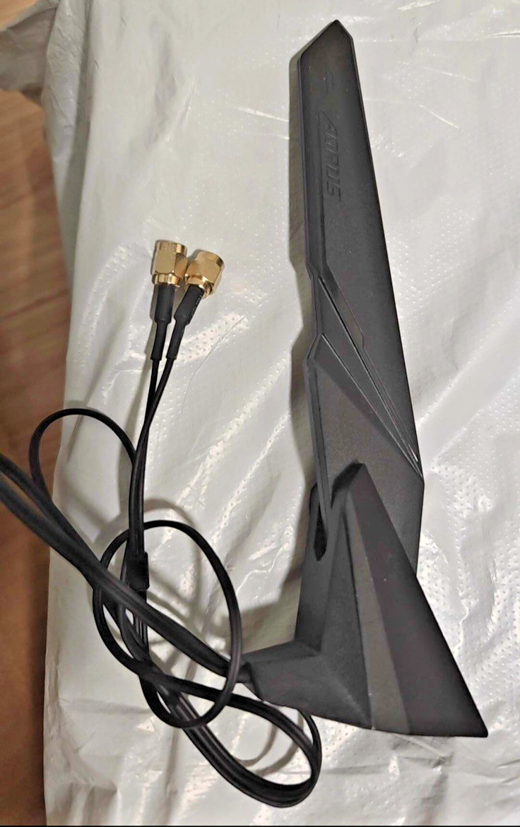 Gigabyte Aorus WiFi6E/6/5 Motherboard Antenna Black RP-SMA Connector 60cm