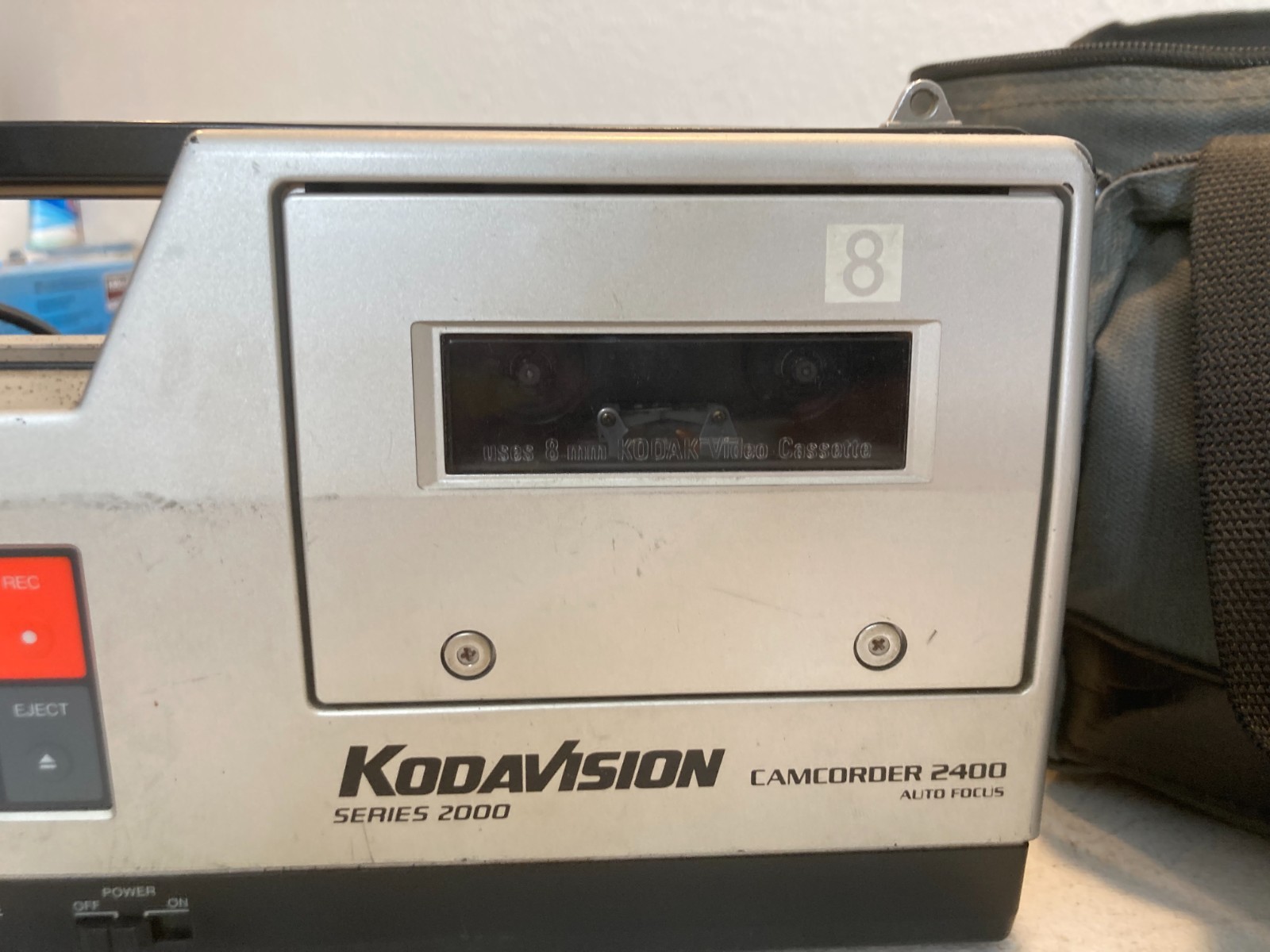 Kodavision Vintage Camcorder 2400- 2000 Series Bundle Case - Untested
