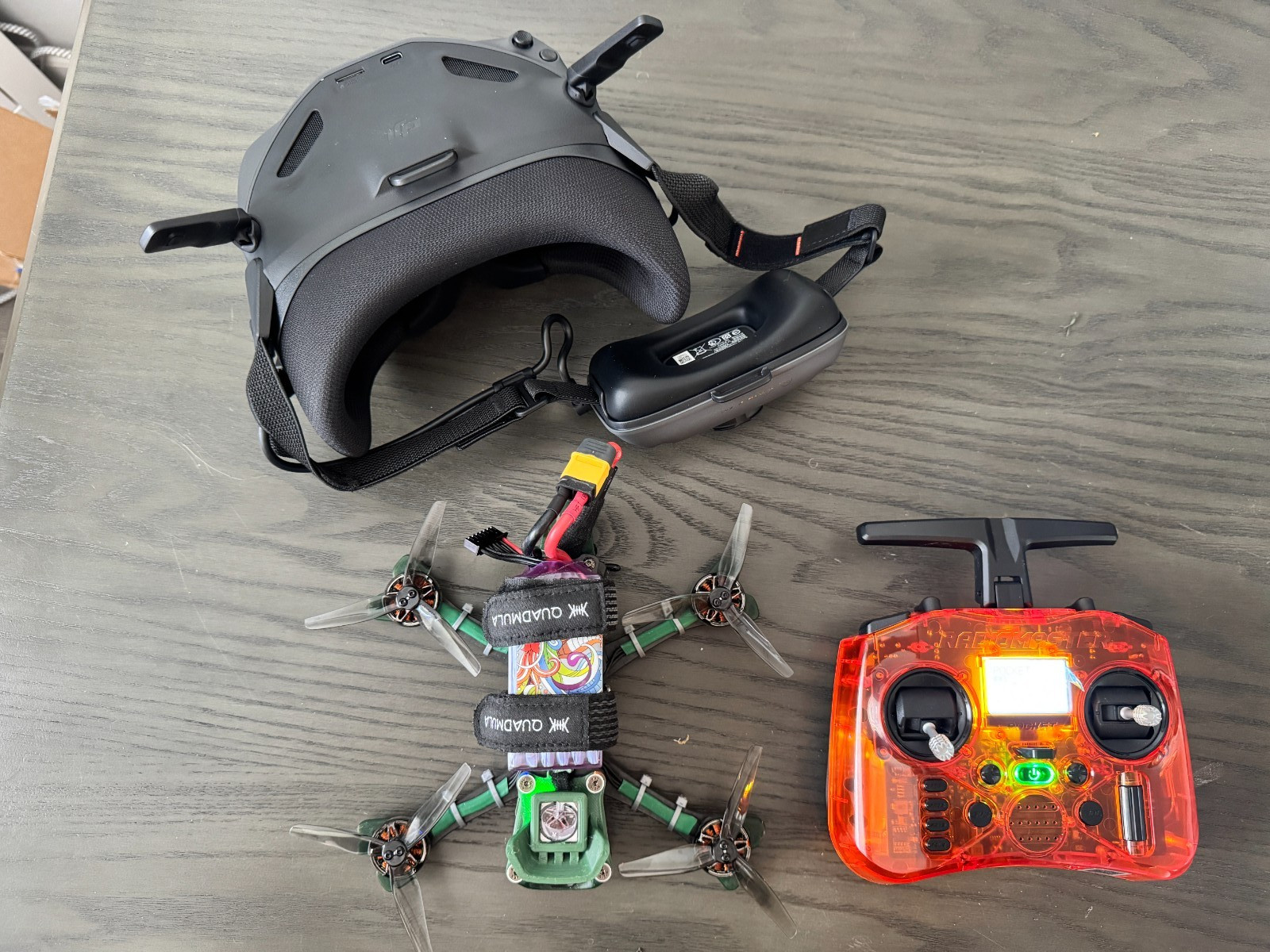 Quadmula F35s w/dji 04 pro FPV DRONE Package Radiomaster Pocket DJI Googles N3