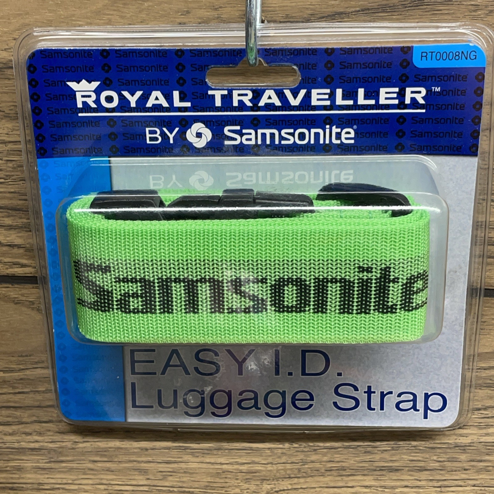 Samsonite Easy I.D. Neon Green Luggage Strap Model RT0008NG, NEW
