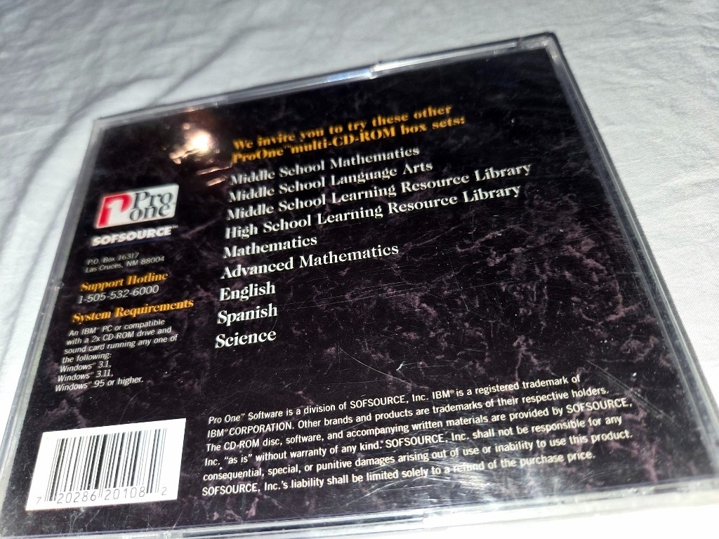 New Sealed Learning Tools That Work Mathematics Calculus 1 CD-ROM PC