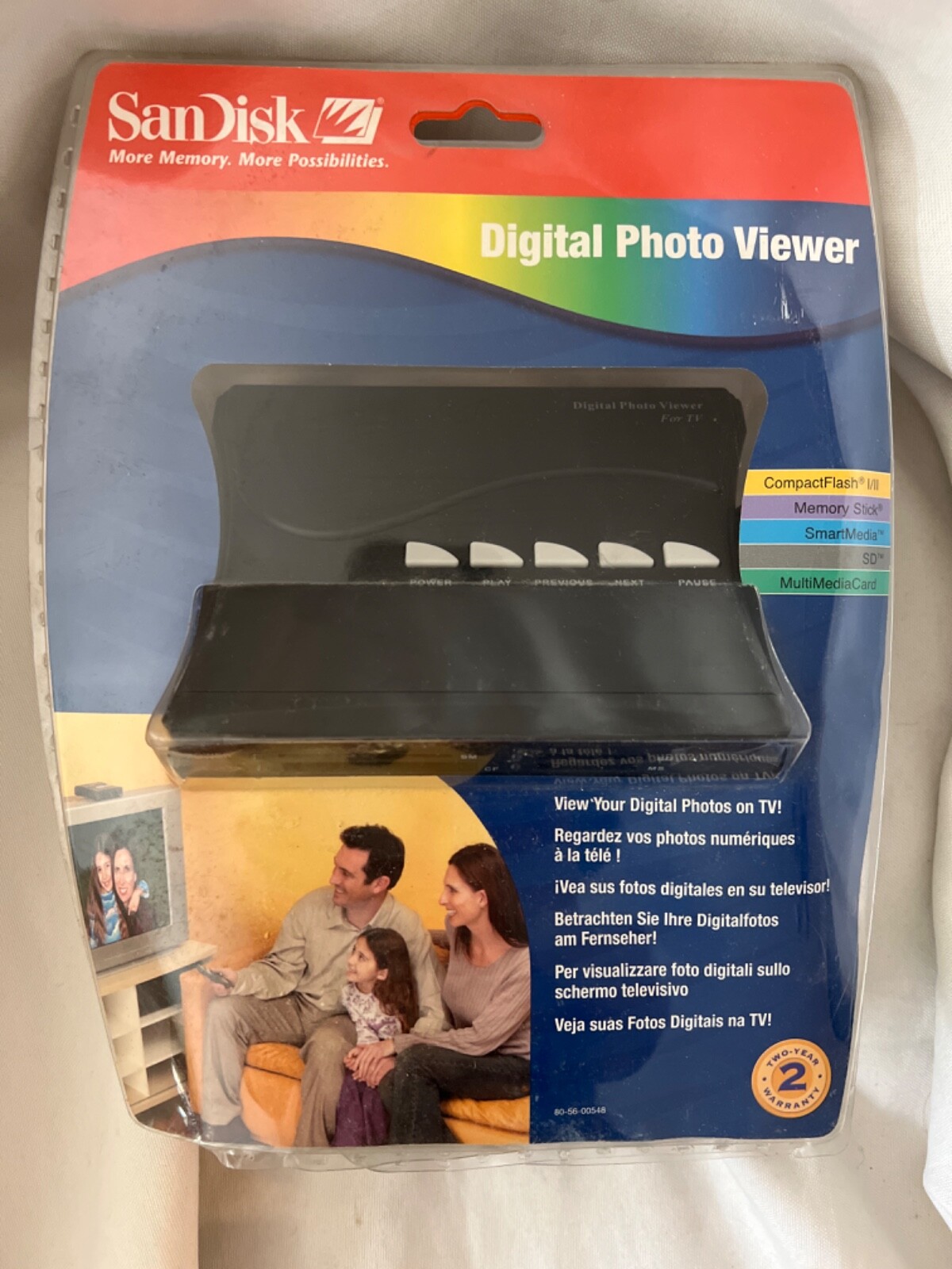 SanDisk Digital Photo Viewer, Model # SDV1-A w/remote