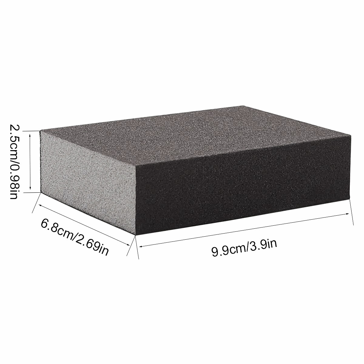 12PCS 60-220 Grit Drywall Sanding Sponge Block Pads Wet Dry Sandpaper Sand Paper