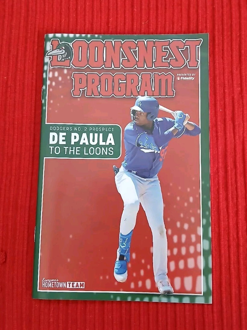 2024 Great Lakes Loons Program Josque DePaula  Cover