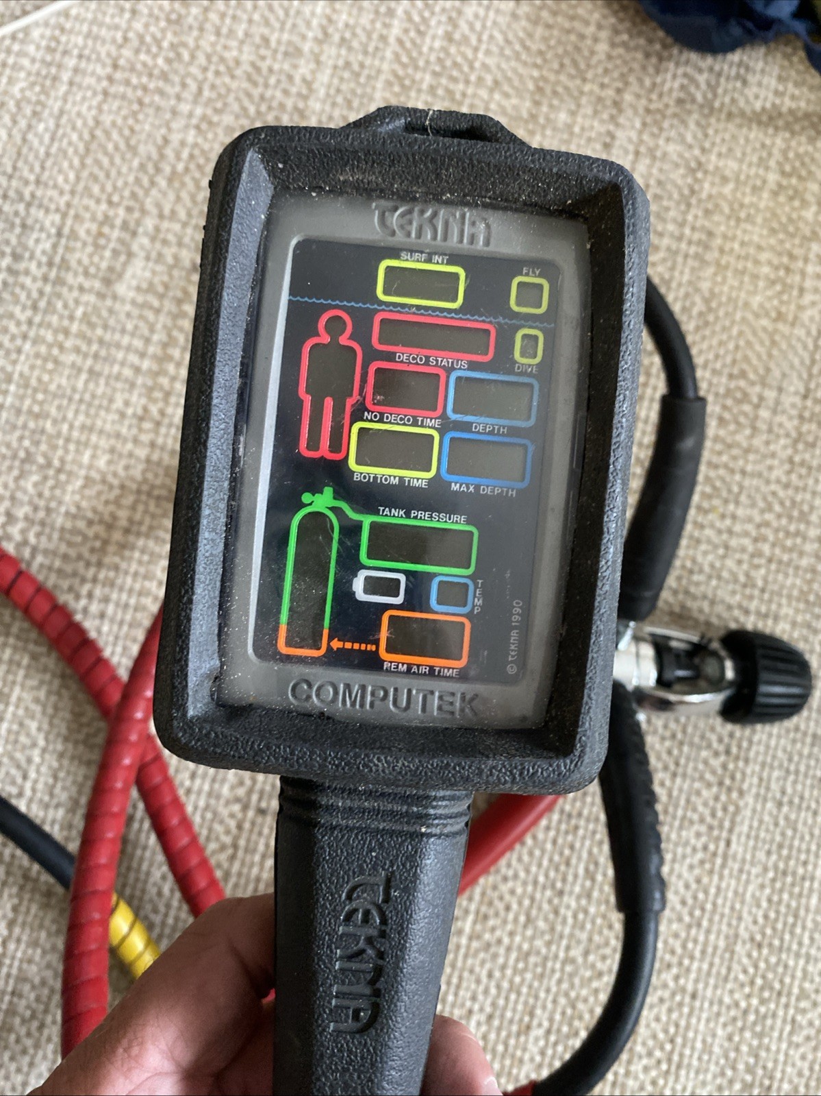 US Divers Conshelf Se2 + Octopus+ Tekna Computek Gauge UNTESTED
