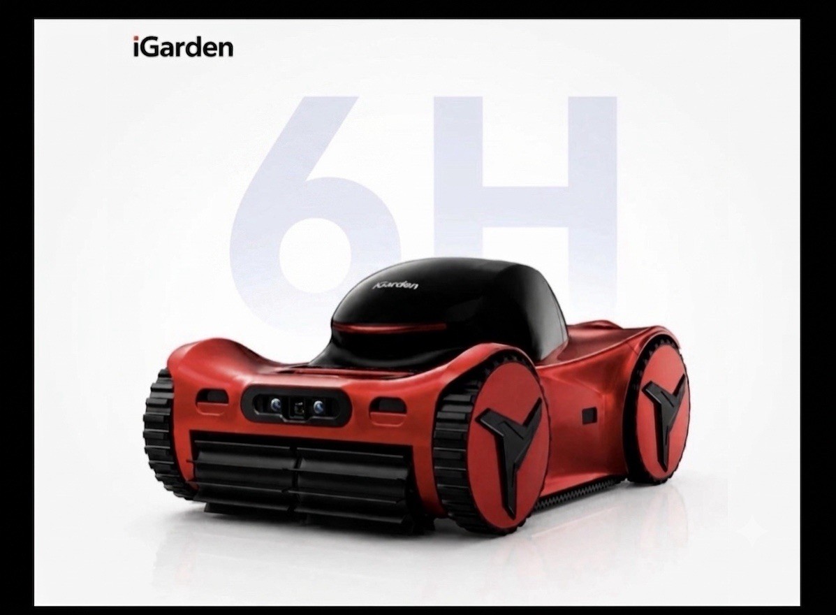 iGARDEN M1 60 AI Pool Cleaner Robot 6HR Cordless Dual Camera Smart Nav Open Box