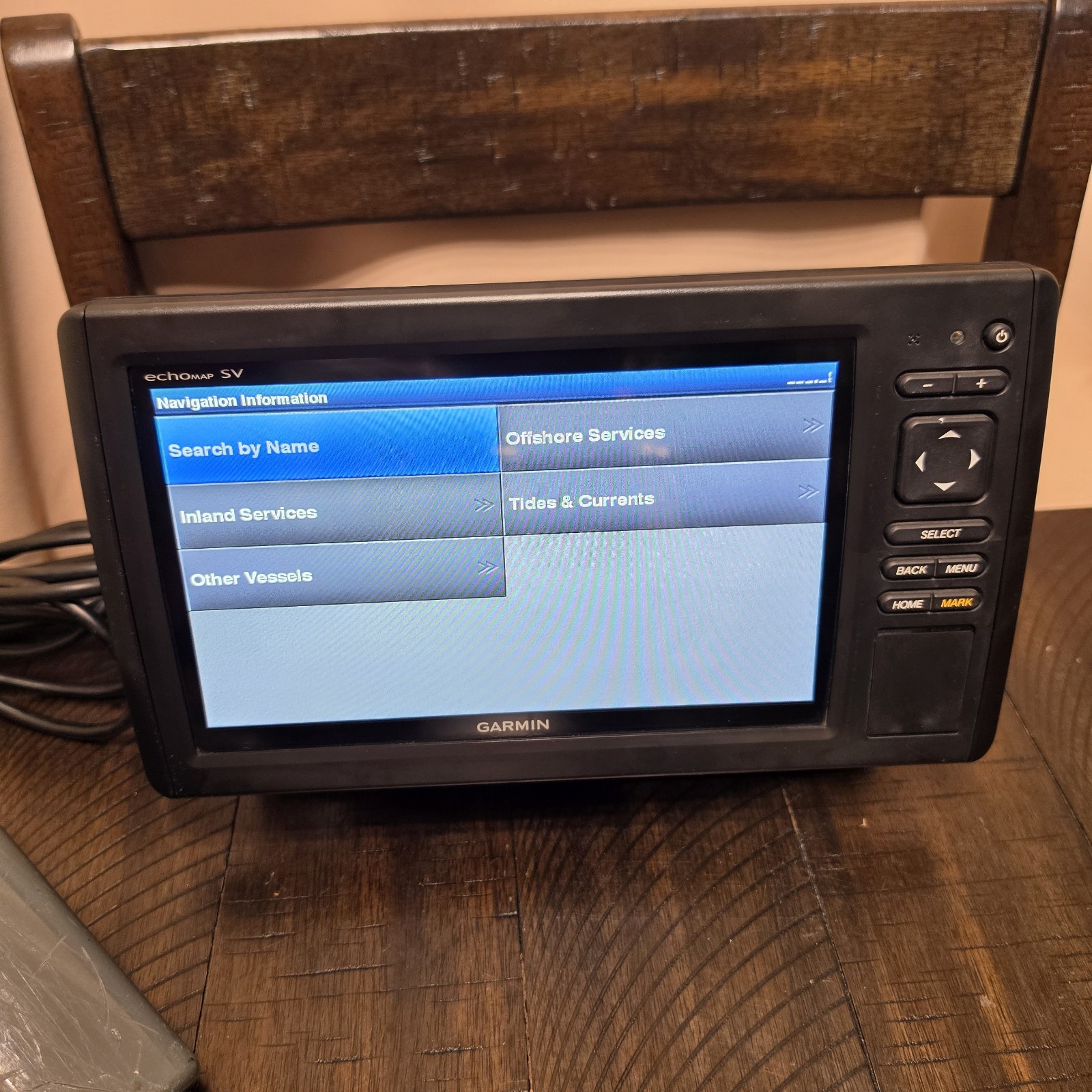 Garmin echomap CHIRP 93SV with Transducer, Power Cable