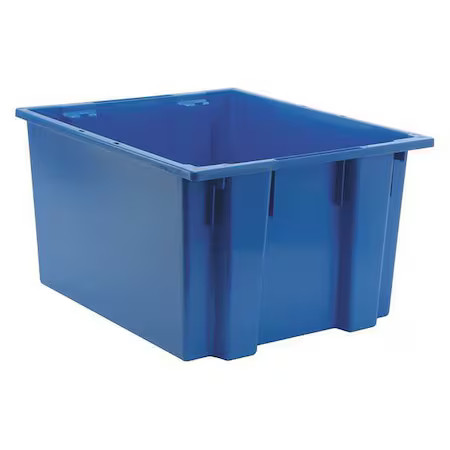 Quantum Storage Systems Snt230bl Stack & Nest Storage Container, 19.4 Gal,
