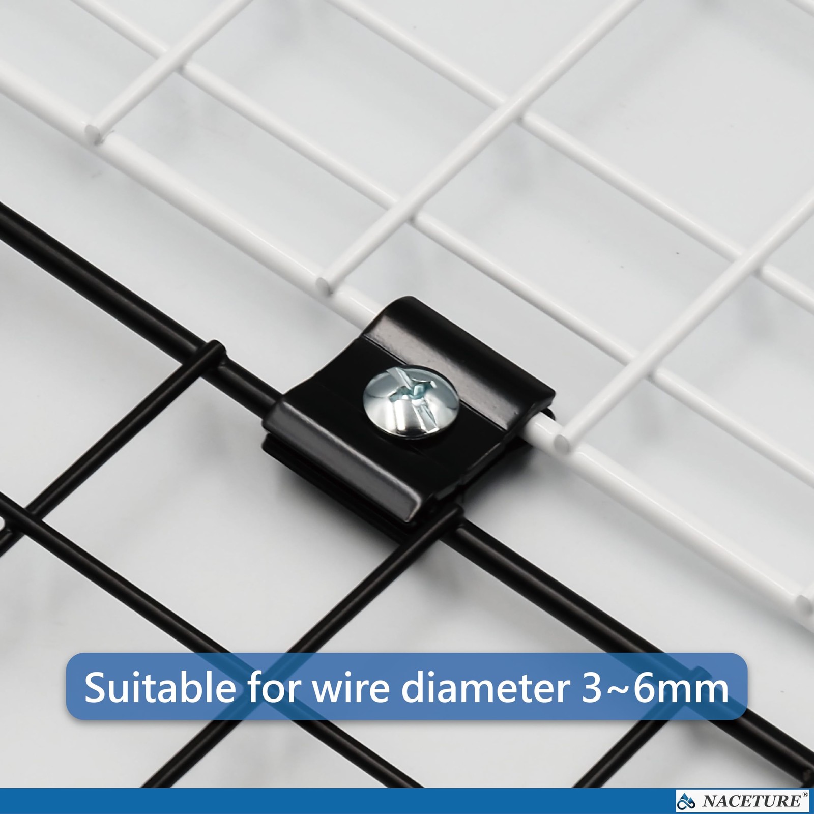 20 Pack Black Gridwall Joining Clips Accessories – Grid Wall Panel Connectors...